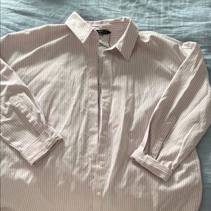 Pink Zara Striped Shirt